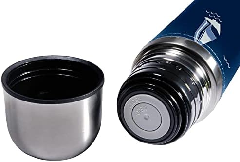 SDFSDFSD 17 גרם ואקום מבודד נירוסטה בקבוק מים ספורט קפה ספל ספל ספל עור מקורי עטוף BPA בחינם,