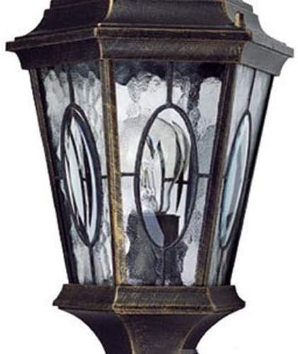 PHITTA VINTAGE מסורתי ויקטוריה חיצונית פוסט פוסט מנורות אלומיניום משושה עמוד עמוד פנס IP55 אטום למים