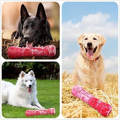 צעצועים לעיסת כלבים של גולגולת Odoldi לעיסות אגרסיביות גזע בינוני גדול כלב צעצועים טוחנים טוחנים עם טעם חלב