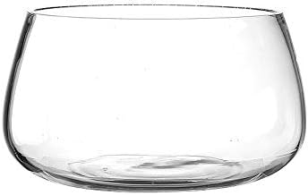 עגול שקוף זכוכית דגי טנק קישוטי שולחן צב טנק ביתי סלון הידרופוני עיבוי קטן יצירתי צב טנק