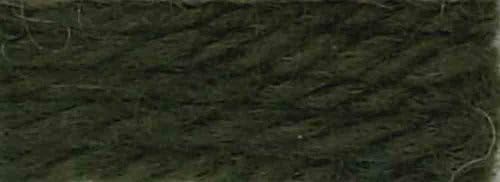 486-7359 שטיח ורקמה צמר, 8.8-חצר, כהה אפור ירוק
