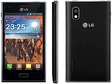 LG Optimus L5 E610 טלפון GSM נעול עם אנדרואיד מערכת הפעלה 4.0, מסך מגע, מצלמה 5MP, וידאו, GPS,