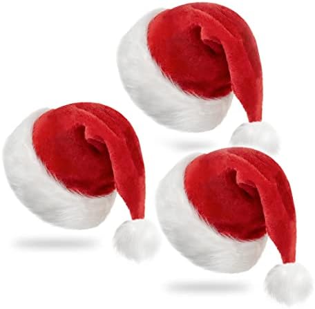 חג המולד כובע,סנטה כובע,חג המולד חג כובע למבוגרים, תינוק סנטה כובע,חג המולד כובע עבור אינפנטוניסקס קטיפה קלאסי
