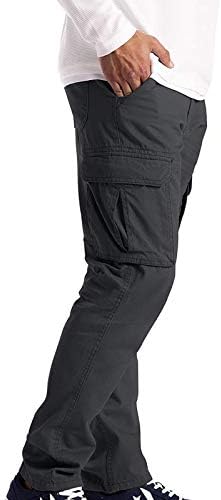 מכנסיים מזדמנים של גברים זורמים עבודה ללבוש בטיחות קרב 6 כיס מכנסיים מלאים אופנה מנוחה מכנסי מטען