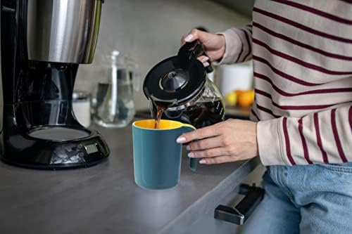 GEJIA פלסטיק לשימוש חוזר ספלי קפה עם ידיות ， כוסות קפה בלתי ניתנות לשבירה סטיות של 4-16.5 כוסות אונקיה