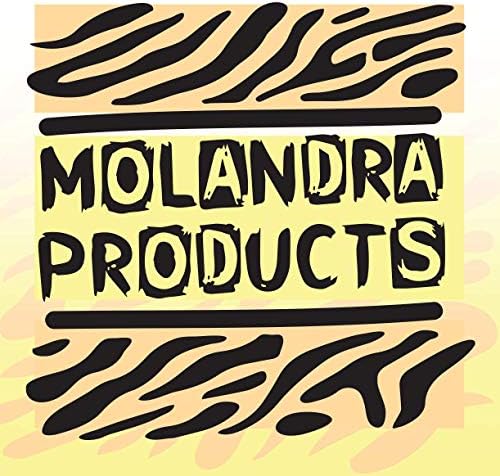 מוצרי Molandra fosternment - 20oz hashtag בקבוק מים לבנים נירוסטה עם קרבינר, לבן