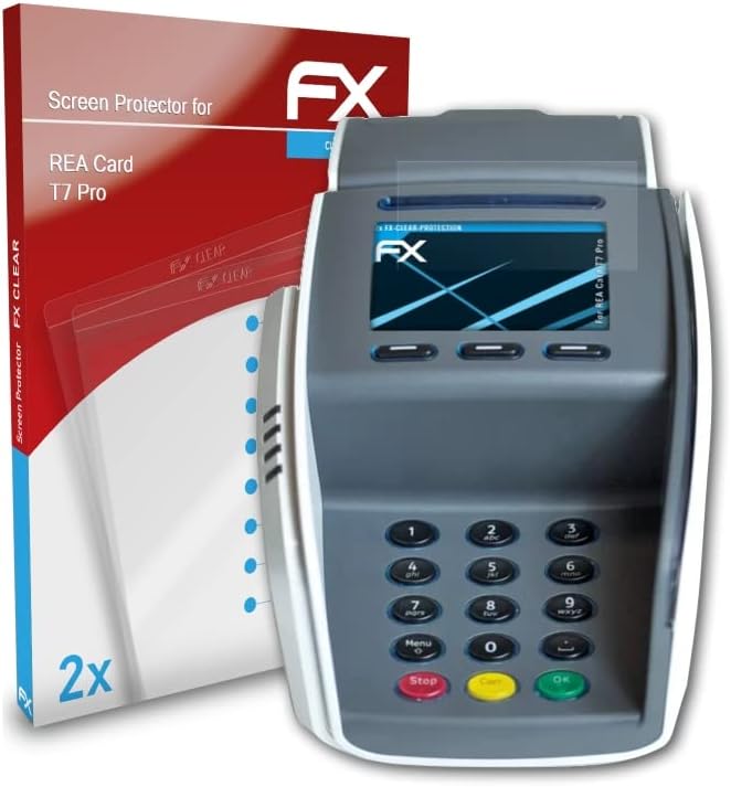סרט הגנת המסך של Atfolix התואם ל- REA Card T7 Pro Protector, סרט מגן אולטרה-ברור FX