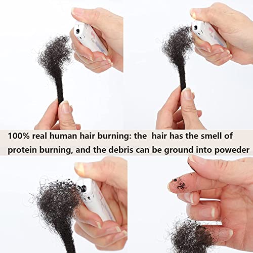 10 אינץ 40 גדילים לוק תוספות שיער טבעי גבר / נשים 0.6 סמ רוחב מלא בעבודת יד קבוע ראסטות הרחבות שיער טבעי