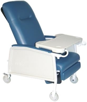 כונן רפואי 3 עמדה כבד החובה בריאטרי גרי כיסא כורסה, כחול רכס