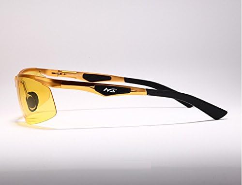 משקפי שמש מקוטבות ראיית לילה צהוב של גברים לורסול נהיגה משקפיים