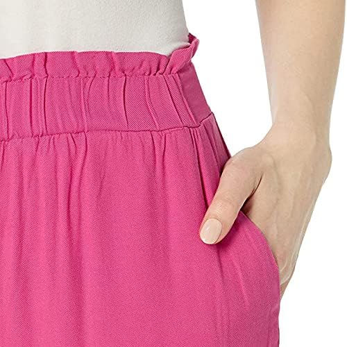 LIJCC רגל ישר מכנסיים רגילים נשים חיצוניות מגניבות מכנסיים קצרים קצרים