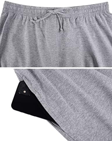 גברים פיג'מה מכשירים שרוול קצר טרקלין כותנה PJS סט 2 יחידות בגדי שינה חולצות לבגדי לילה ומכנסיים