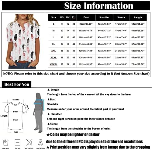 חולצת טריקו של נשים חידוש 3/4 שרוול קיץ טי מזדמן אופנה גרפיטי מדפסת חולצה מודפסת דפוס גרפי הדפסת טי עליון
