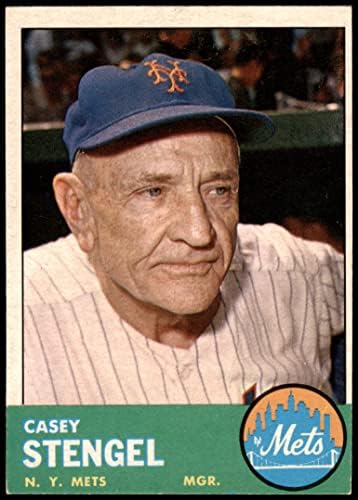 1963 Topps 233 Casey Stengel New York Mets VG/Ex Mets