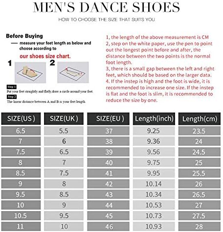 נעלי ריקוד של אולם הנשפים של Hipposeus גברים זמש זמש בלעדי טנגו שחור מורדן רומבה נעלי ריקוד חברתי עקב נמוך 1.77