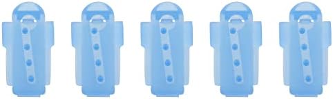 5 יחידות רך חוט מדריך אצבע מחזיק אצבע ספליטר סוודר צמר סריגה כלי פלסטיק חוט מדריך מופרד חוטים כלים כחול
