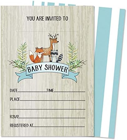Inkdotpot 30 בעלי חיים חיתול מקלחת לתינוקות הגרלת כרטיסי כרטיסים להכנסת קלפים-משחקי אספקה ​​למסיבת מקלחת