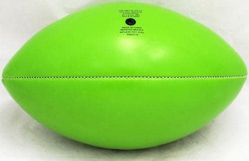 Uchenna NWOSU חתימה את סיאטל סיהוקס לוגו ירוק כדורגל MCS HOLO 81172 - כדורגל חתימה