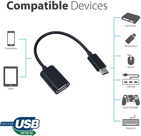 עובד מתאם OTG USB-C 3.0 עבור Realme 9i לפונקציות מהירות, מאומתות, מרובות שימוש כמו מקלדת, כונני