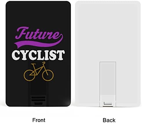 אופניים רוכבי אופניים עתידיים USB 2.0 מכרידי פלאש מכריחי זיכרון צורת כרטיס אשראי