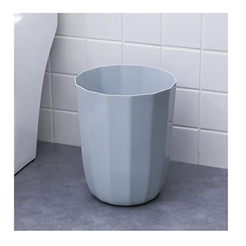 אשפה פחיות אשפה יכול פח אשפה עגול פלסטיק אשפה פחיות משרד פח פתוח למעלה פסולת מיכל סל לאמבטיה מטבח