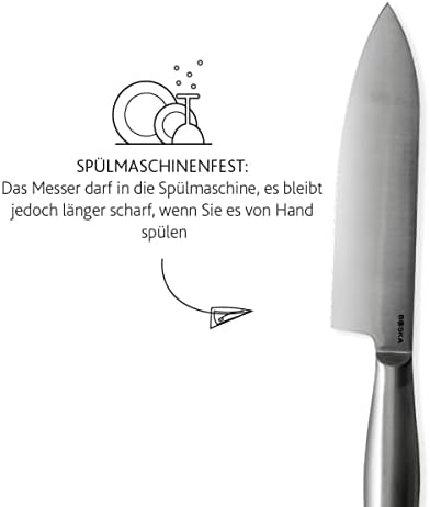 בוסקה מטבח סכין סטי קופנהגן 3 חתיכה מטבח סכיני לחיתוך, חיתוך סכין עבור בשר חיתוך וחיתוך גורמה מזון