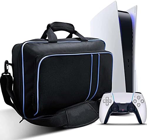 תיק נשיאה של Archir עבור PS5, תיק נסיעות אטום למים עבור פלייסטיישן בקר DualSense משחקי PS5 ， דיסק קונסולה