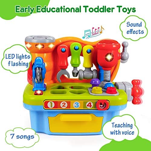 אורווין מוסיקלי למידה שולחן עבודה פעוט צעצועי בני בנות ילד תינוק מוקדם חינוך צעצועי 1 2 3 4 שנים בניית