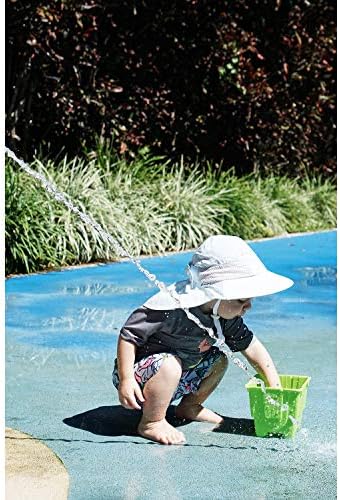 Sunhat תינוקת פעוט וילדים דש מים קיץ דש תינוק שחייה כובע UPF 50 חוף ילד ונערה