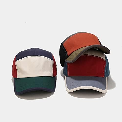 5 פנל כובעי גברים נשים רב צבע שטוח בייסבול כובע כותנה בציר גולף ספורט כובע
