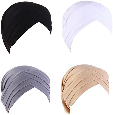 חיג 'אב הכימותרפיה סרטן בימס טורבנים כובעי כובע מעוות שיער כיסוי כיסוי ראש טורבן בארה' ב עבור נשים