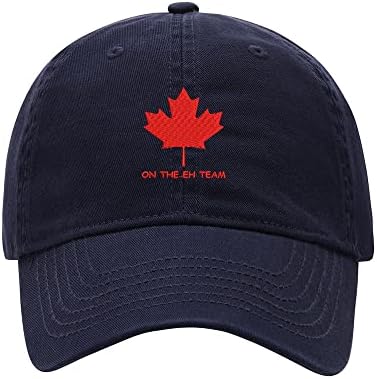 כובע בייסבול גברים קנדה ב- EH רקום כותנה כותנה כובע כובעי בייסבול יוניסקס