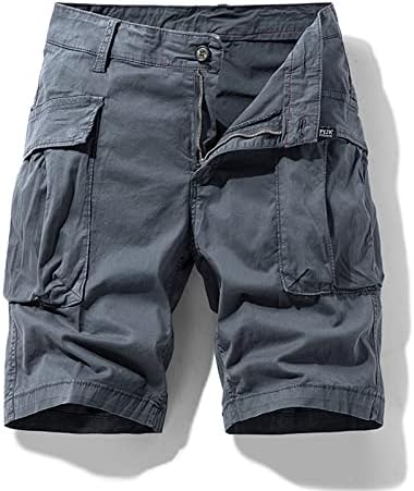 מכנסיים קצרים לגברים של ymosrh מכנסיים מזדמנים של קיץ קפריס רופפים מכנסיים קצרים ספורט נושמים מכנסיים קצרים מטענים