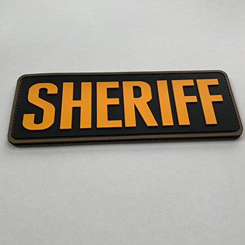 UUKEN PACTON SHERIFF צהוב גדול 8.5 X3 עבור מוביל צלחת אכיפת החוק של משטרת המשטרה