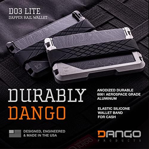 דנגו ד03 לייט דאפר ארנק-תוצרת ארצות הברית-מתכת, רזה, מינימליסטי, חסימת