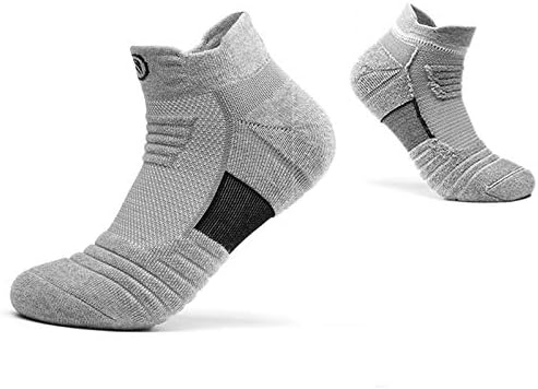 MAAMPU 6 זוגות גרביים/גרבי כרית הליכה, גרבי גרביים אתלטיות נושמים גרבי כרית עבה