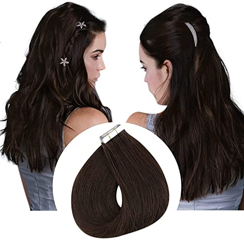 לחסוך יותר לקנות יחד : שתי חבילה של האפל ביותר חום קולו 1 קלטת בתוספות שיער שיער טבעי 12 אינץ +