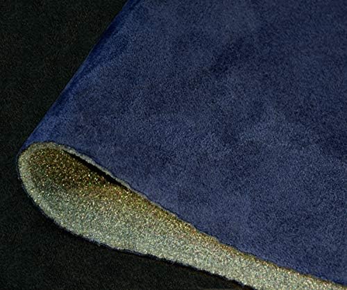 כחול כהה כחול כהה מיקרוסואד דלוקס קצף מגובה בד עבור פנים המכונית מיקרו זמש גג פאנל בטנה-60 איקס 36