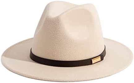 גוסיפן פדורה כובעי גברים רחב ברים פנמה כובע עם קלאסי חגורה