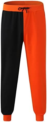 מכנסיים לריצה של דיאגו גברים גברים בצבע בלוק אתלטי אופנה ג'וג'ר אימון מכנסיים ספורט מכנסיים מתאימים