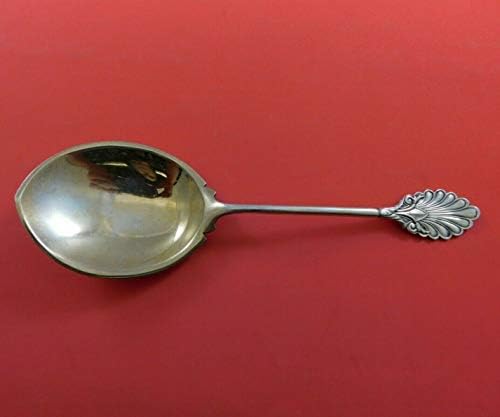 GRECIAN מאת GORHAM STERLING SILVER BERRY SPOON GW PATENT 1861 NO MARKS 8 1/2