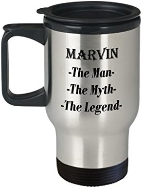 מרווין - האיש המיתוס האגדה מתנת ספל קפה מדהים - ספל נסיעות 14oz