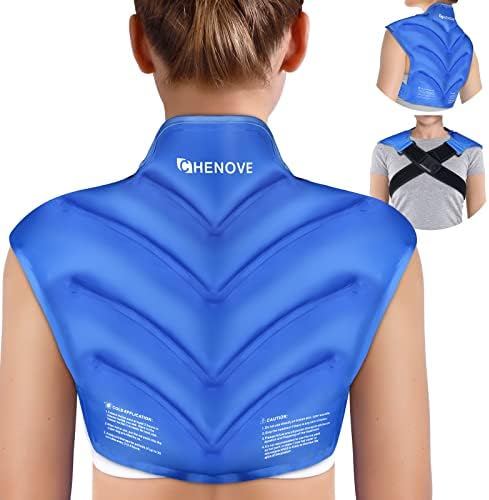 חבילת קרח צ ' נובה לכתפיים הקלה על כאבי גב עליון + חבילות קרח חימר פוליאוריטן לעטוף
