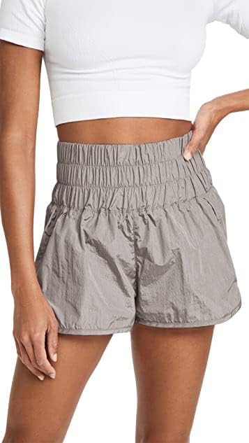 מכנסיים קצרים אלסטיים בעלי מותניים גבוהות בקיץ אתלטי מהיר כושר יבש מכנסי מכנסי מכנסי ספורט מכנסיים