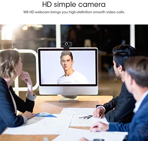 OUMIJ1 פגישה ביתית מצלמת W8S HD מצלמת אינטרנט שיחת וידאו שיחת ועידת רשת הוראה מצלמת 1920x1080 רזולוציה