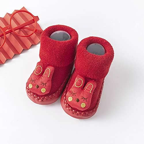 סתיו וחורף חמוד ילדי בנים ובנות פעוט גרבי נעלי רצפת ספורט נעלי נסיכת נעליים לפעוטות בנות