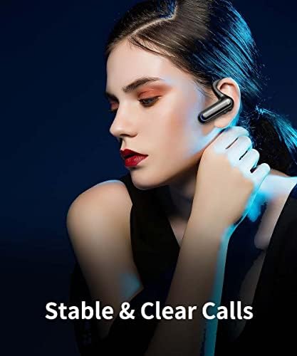 אוזניות Bluetooth של Jassco, אוזניות אוזניים פתוחות אלחוטיות עם אוזניים, 40 שעות משחק אוזניות
