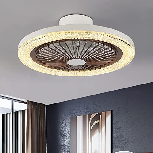 Pakfan מודרני לעמעום LED 3 צבע 3 מהירויות אורות תקרה עם מאוור