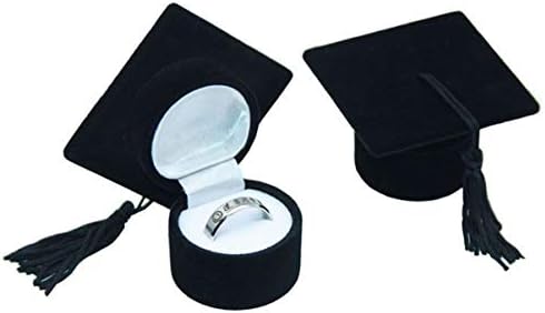חתונה קישוטי סיום כובע טבעת תיבת חתונה אירוסין טבעת תיבת סיום כובע תיבת נושא טבעת מחזיק תכשיטי תיבת עבור מסיבת