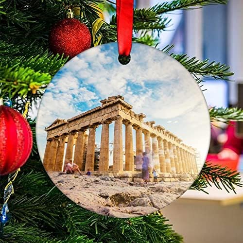 קישוט לחג המולד של אקרופוליס אתונה יוון קישוט לחג המולד קישוט לחג המולד קישוטי חג המולד גרב חג המולד מילוי